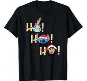 Disney Lilo and Stitch HoHoHo Holiday T-Shirt